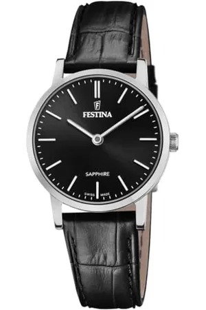 Festina Damski analogowy zegarek kwarcowy ze skórzanym paskiem F20013/4