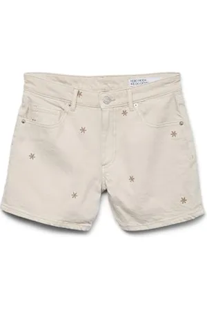 VERO MODA Vmtess Mr Ecru Flower Shorts, , S