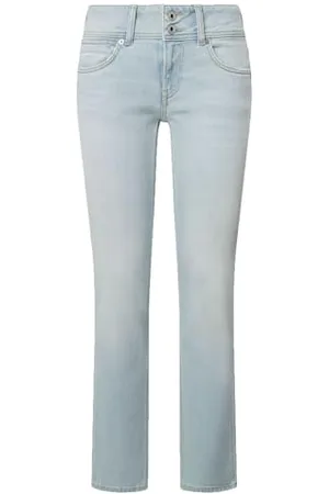 Pepe Jeans Dżinsy damskie SLIM LW Venus, niebieskie (Denim - PG4), 27W/30L, , 27W / 30L