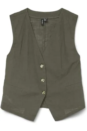 VERO MODA Vmcaia Sl Vest WVN Noos, , L