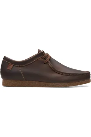 Clarks Shacre Wallabee II Run, Trampki męskie, Wosk D Pszczoła, 41.5 EU