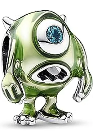 PANDORA Moments Disney Pixar Mike Glotzkowski Charm aus Sterling Silber mit Kristallen, Kompatibel Moments Armbändern, 792754C01