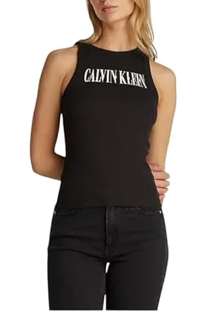 Calvin Klein CK JEANS Damski VARSITY RIB TANK J20J225520, , M, , M