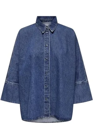 ONLY Onlgrace 3/4 DNM Shirt Cro Noos, , XL