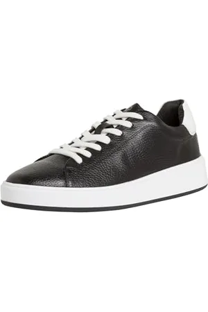 Marco Tozzi Męskie buty sportowe Guido Maria Kretscher, skórzane, 2-13601-41, sneakersy, czarne/białe, 46 EU, , 46 EU