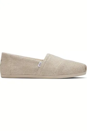 TOMS Damskie mokasyny Alpargata CloudBound płaskie, owsiane błyszczące dzianiny, 40 EU, , 40 EU