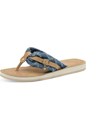 Tamaris Damskie 1-27109-42 pantofle, denim Comb, 38 EU, , 38 EU