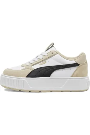 PUMA Damskie buty sportowe Karmen Rebelle Sd, White Black Putty, 38.5 EU