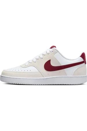 Nike Damskie buty W Court Vision Lo Low Top, White/Team Red-Adobe-Dragon Red, 36 EU, , 36 EU