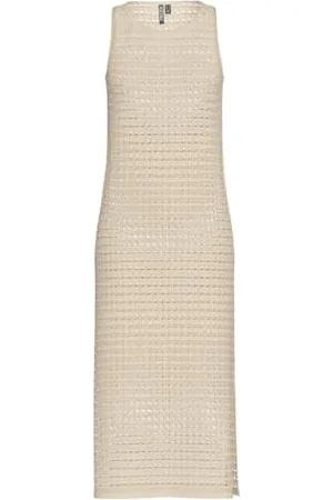 Pieces® Damska sukienka Pcavinna Sl O-Neck Midi Sukienka Mm, , XL