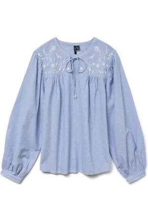 VERO MODA Vmnika Ls Top WVN Ga Noos, , S