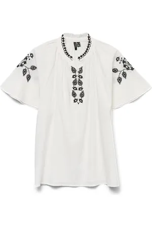 VERO MODA Vmquinn Ss Top WVN Ga, , L