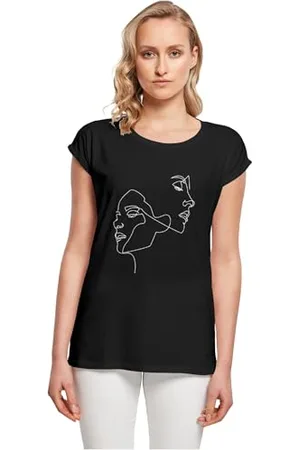 Mister Tee Mt10673-damska koszulka One Line Extended Shoulder Tee Koszulka, , XXL Kobiety, , XXL