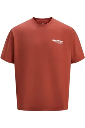JACK & JONES Jorfold Tee Ss Crew Neck Tg Pls męska koszulka, , 4XL