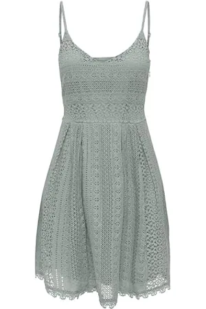 ONLY Onlhelena Lace S/L Short Dress Noos WVN, , 32