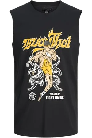 JACK & JONES Jorcombat Tee Sl Crew Neck SMU, , S