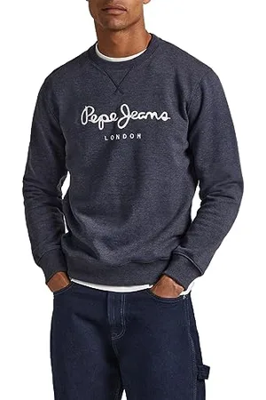 Pepe Jeans Bluza męska Nouvel, Niebieski (Dulwich), XXL