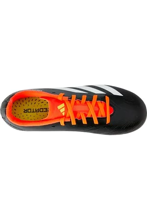 adidas Uniseks - dzieci Predator 24 League Soft Ground Boots, Core Black/Cloud White/Solar Red, 33 EU