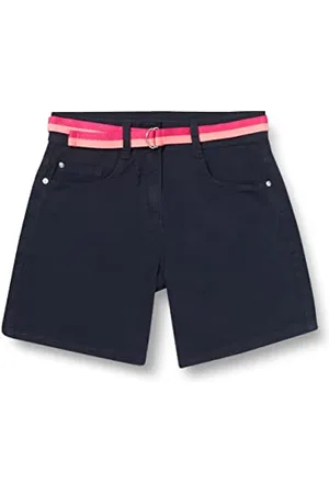 QS by s.Oliver Junior Girls Bermudy, Loose Fit, Blue, 152/Slim, , 152 cm (Szczupły)