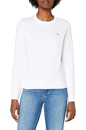 Tommy Hilfiger Damskie Tjw Regular Fleece C Neck Inne ciężkie Dzianiny, , S