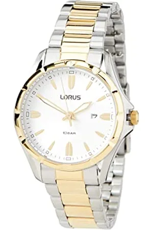 Lorus Damski analogowy zegarek kwarcowy z metalową bransoletką RJ252BX9