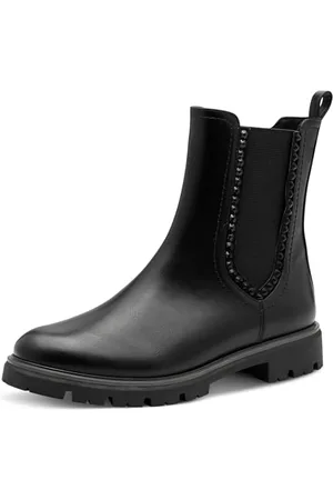 Marco Tozzi Damskie buty 2-25417-43 Chelsea, czarne, 39 EU, , 39 EU