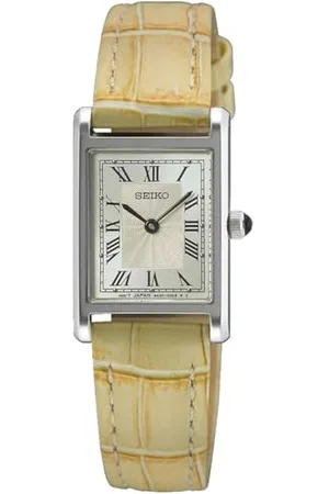 Seiko Damski zegarek analogowy ze skórzaną bransoletką SWR095P1