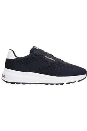Tommy Hilfiger Męska lekka dzianina RWB Low Top, niebieski (Desert Sky), 40 EU, , 46 EU