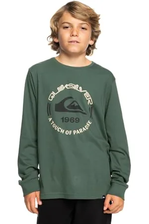 Quiksilver Circle Logo LS Youth Koszulka dziecięca, , 10 lat