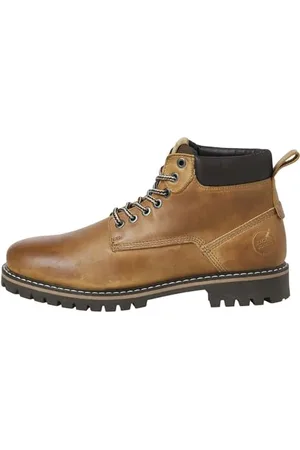 JACK & JONES Jfwqueensway Leather Boot Sn męskie buty sznurowane, , 42 EU