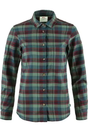 Fjällräven Fjallraven 86988-357-614 Singi Fjäll Shirt W T-shirt damski port patyna zielony rozmiar L, , L