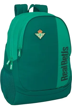 Safta REAL BETIS BALOMPIÉ - Plecak szkolny dla dzieci, idealny dla dzieci w różnym wieku, wygodny i wszechstronny, jakość i wytrzymałość, 32 x 16 x 44 cm, , M, Casual