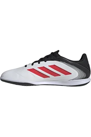 adidas Uniseks COPA PURE III CLUB Indoor Football boots, Cloud White/Lucid Red/Core Black, 47 1/3 EU