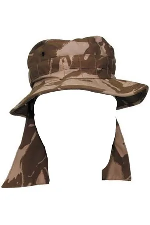 MFH Brit. Combat Buschhut, ochrona karku, DP desert, nowy