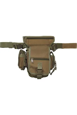 MFH Hip Bag Security zapięcie na nogi i pasek, (brązowy) - 30701