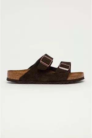 Birkenstock Klapki zamszowe Arizona męskie kolor