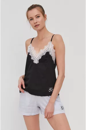 Karl Lagerfeld Top piżamowy 211W2123 kolor