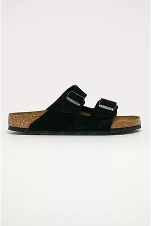 Birkenstock Klapki zamszowe Arizona męskie kolor