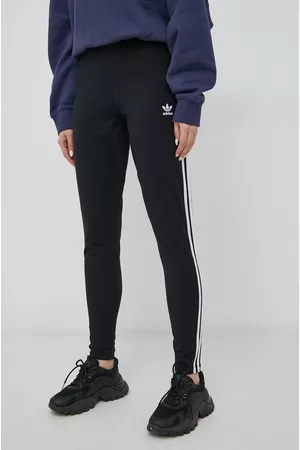adidas Legginsy HD2350 damskie kolor gładkie HD2350-BLACK