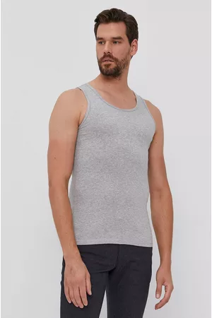 Benetton T-shirt męski kolor