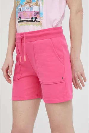Frieda & Freddies Szorty damskie kolor gładkie high waist