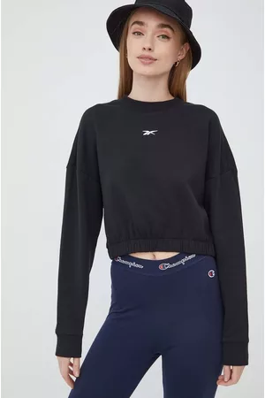 Reebok Bluza H51452 damska kolor gładka