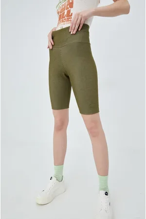 adidas Szorty Trefoil Moments HF2105 damskie kolor gładkie high waist HF2105-FCOLI/ALML