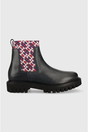 Tommy Hilfiger Sztyblety skórzane męskie kolor