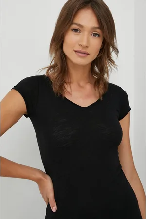 Sisley T-shirt damski kolor
