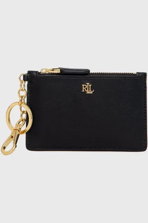 Ralph Lauren Etui na karty skórzane 432876731002 damski kolor