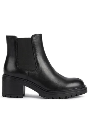 Geox Sztyblety skórzane D DAMIANA damskie kolor na słupku D16QCE 00043 C9999