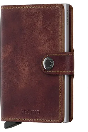 Secrid Portfel skórzany MV.Brown-Brown