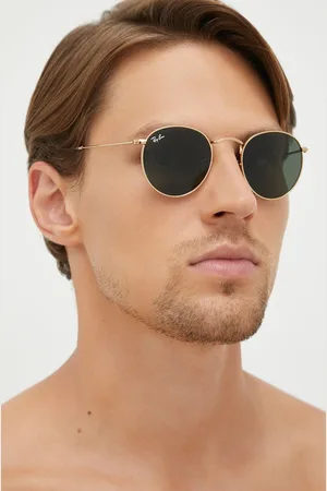 Ray-Ban Okulary ROUND METAL męskie kolor 0RB3447