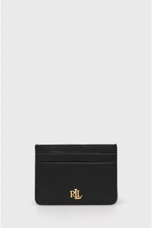 Ralph Lauren Etui na karty skórzane 432876732001 damski kolor
